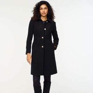 NWT J.Crew Wool-blend Lady Day Coat